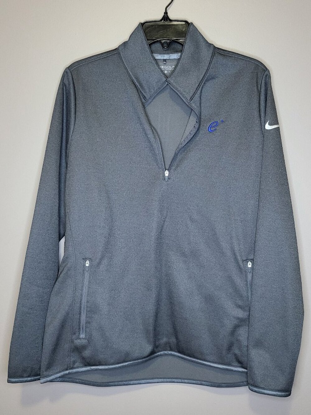 Nike Golf Therma-FIT Women's Gray 1/4 Zip Fleece Pullover Jacket XL